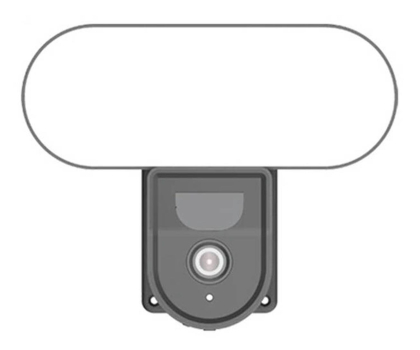 Kamera domowa Gosund Inteligentna kamera zewnętrzna WiFi z reflektorem IPC3, IP65